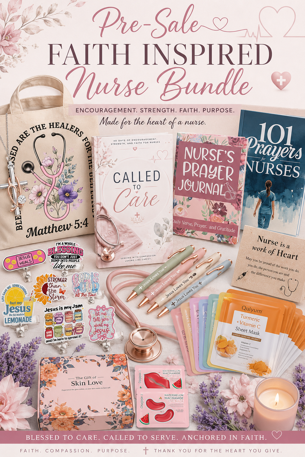 🩺✨ PRE-SALE: Faith Inspired Nurse Bundle ✨🩺